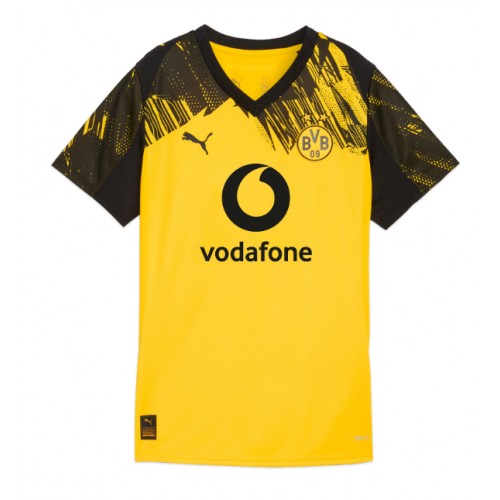 Lacne Ženy Futbalové dres Borussia Dortmund Yan Couto #2 2025-26 Krátky Rukáv - Domáci